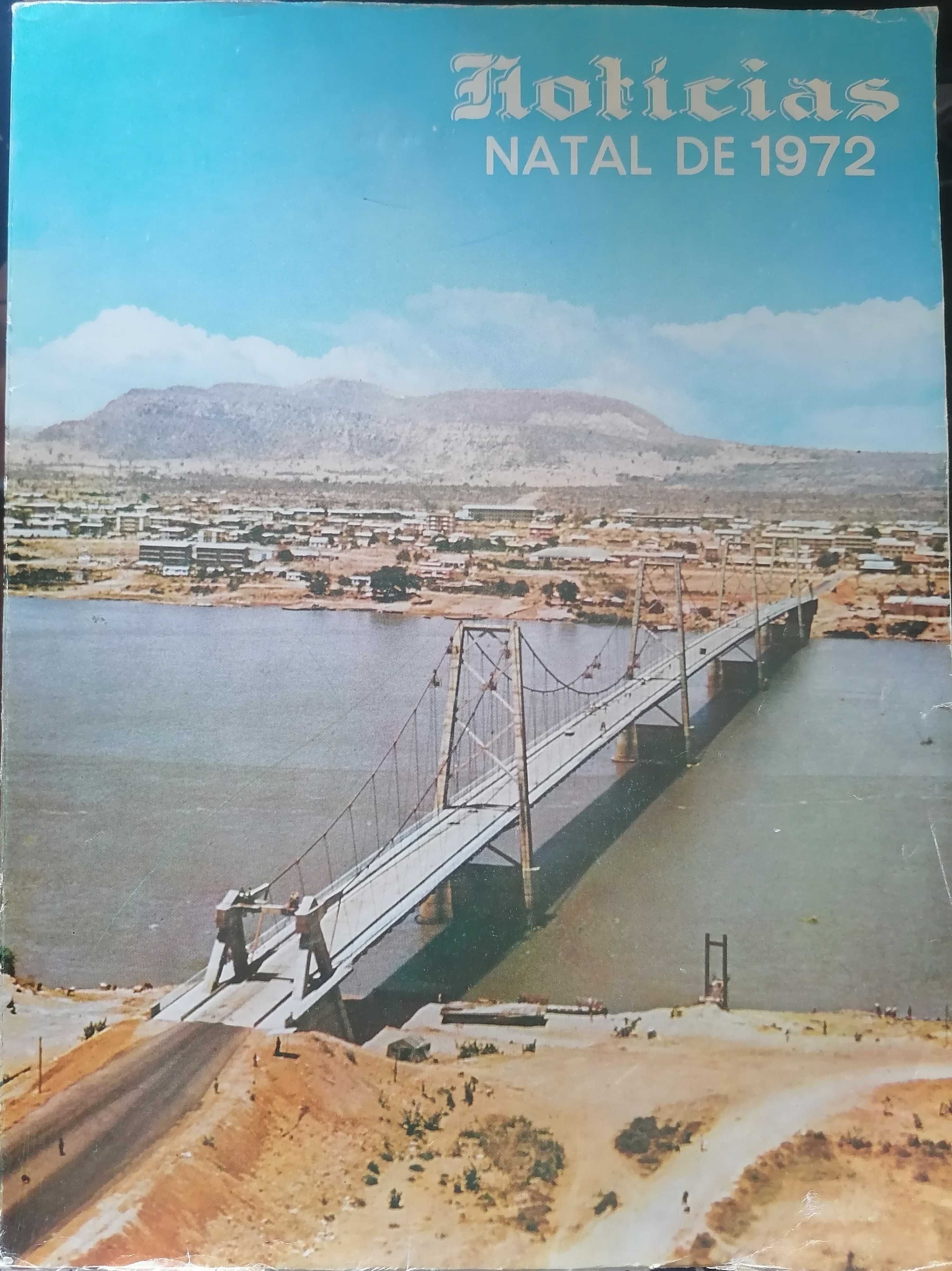 "Notícias - Natal 1972", Almanaque Moçambique - raridade livro/revista