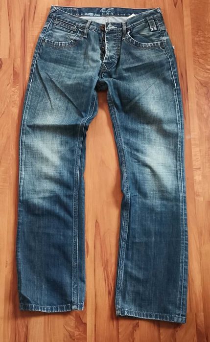 Rewelacyjne spodnie Pepe Jeans 73 Londyn jeansy 30/32 uniseks