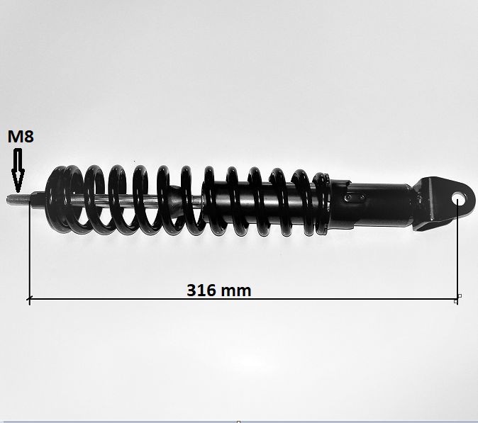 Amortyzator tył tylni Piaggio Gilera Aprilia sprężyna Sr nrg RUnner