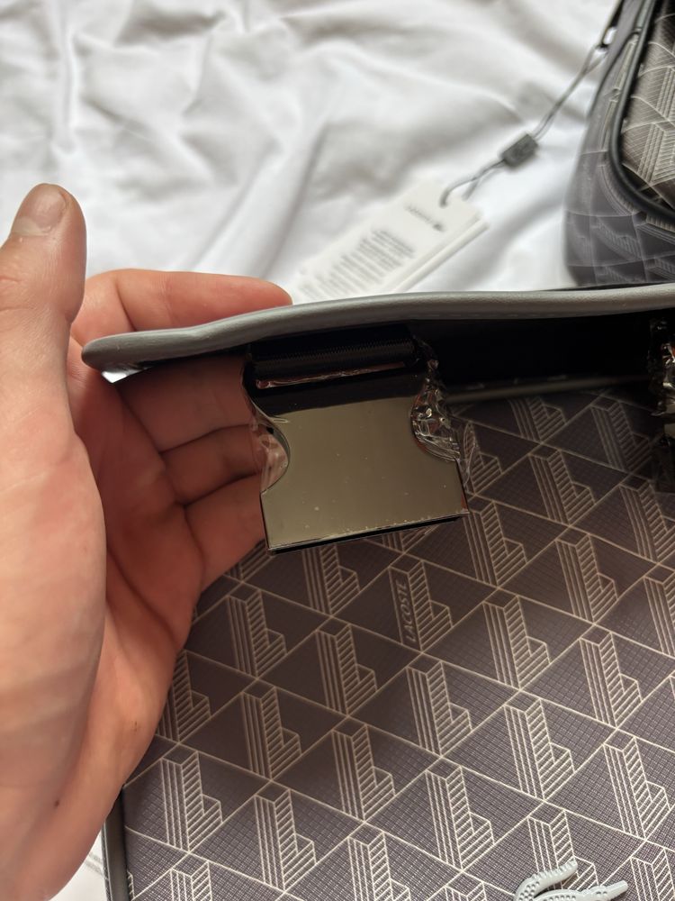 Lacoste Monogram Bag | сумка, месенджер через плече у великому форматі