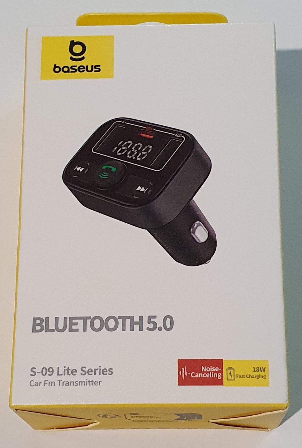 Авто FM модулятор BASEUS Bluetooth FM трансмітер для авто S-09