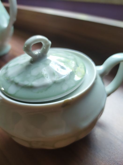 Zestaw serwis dzbanek cukiernica dzbanek na mleko