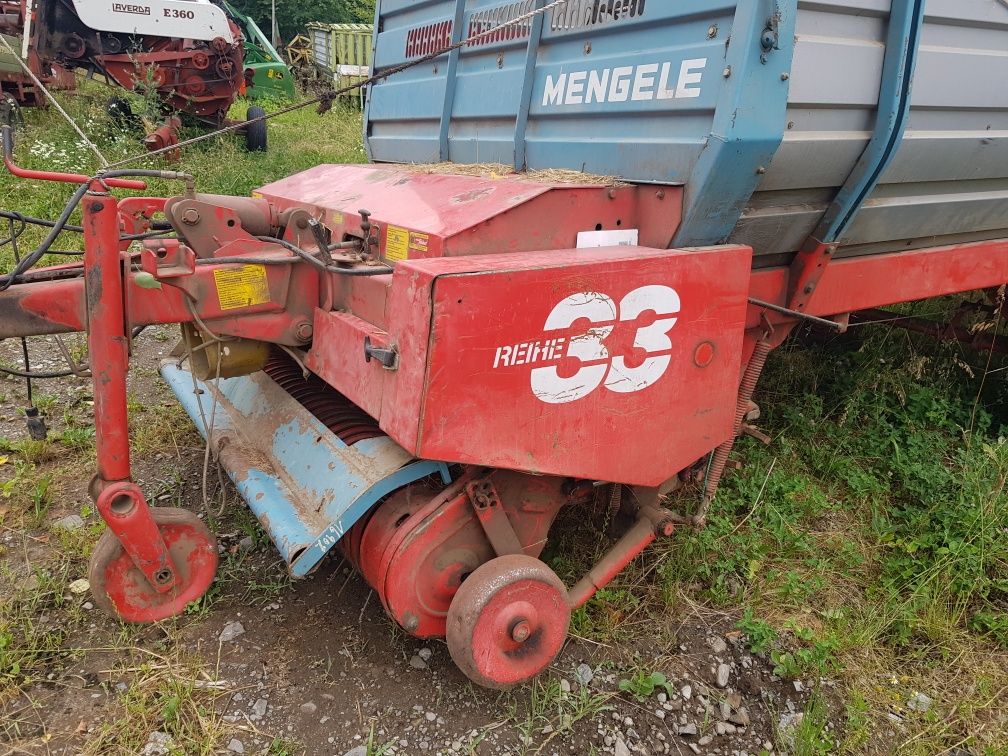 Przyczepa zbierajaca Mengele lw 310 z Niemiec SUPER stan krone hadegor