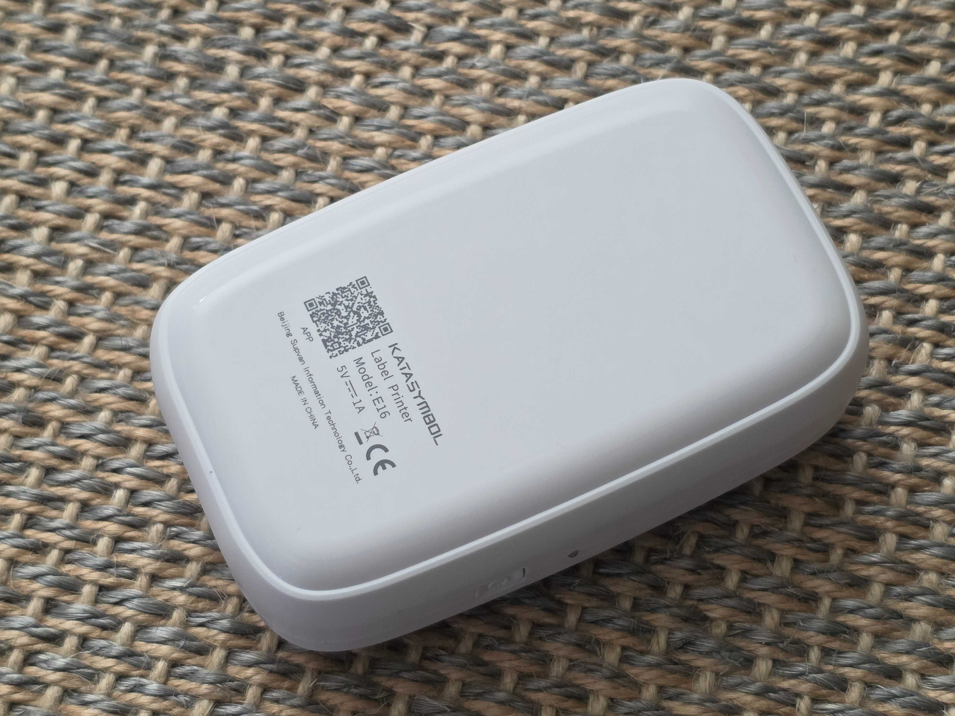 NOWA Drukarka Etykiet Samoprzylepnych SUPVAN E16 Katasymbol Bluetooth