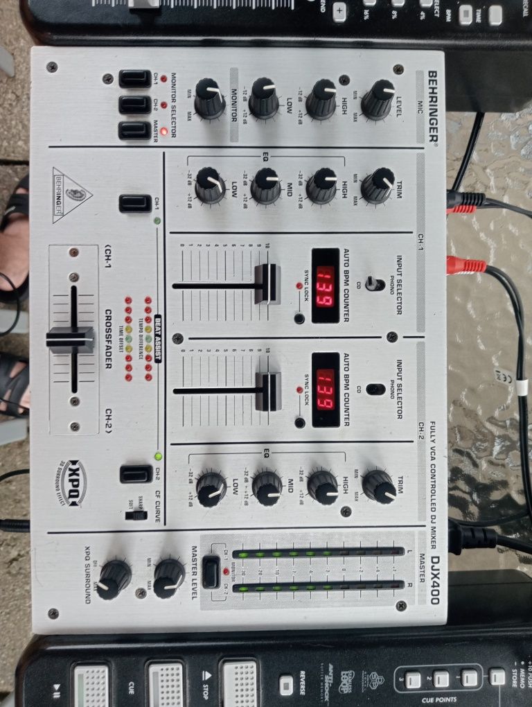 2x CD player Gemini RMX 40 oraz Mixer Behringer djx400