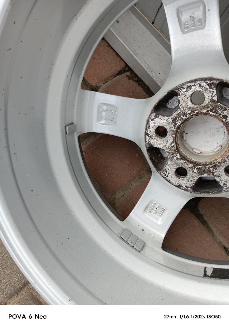 Легкосплавні диски 5/98 R16 6.5J Fiat Scudo Doblo Фіат Скудо Добло