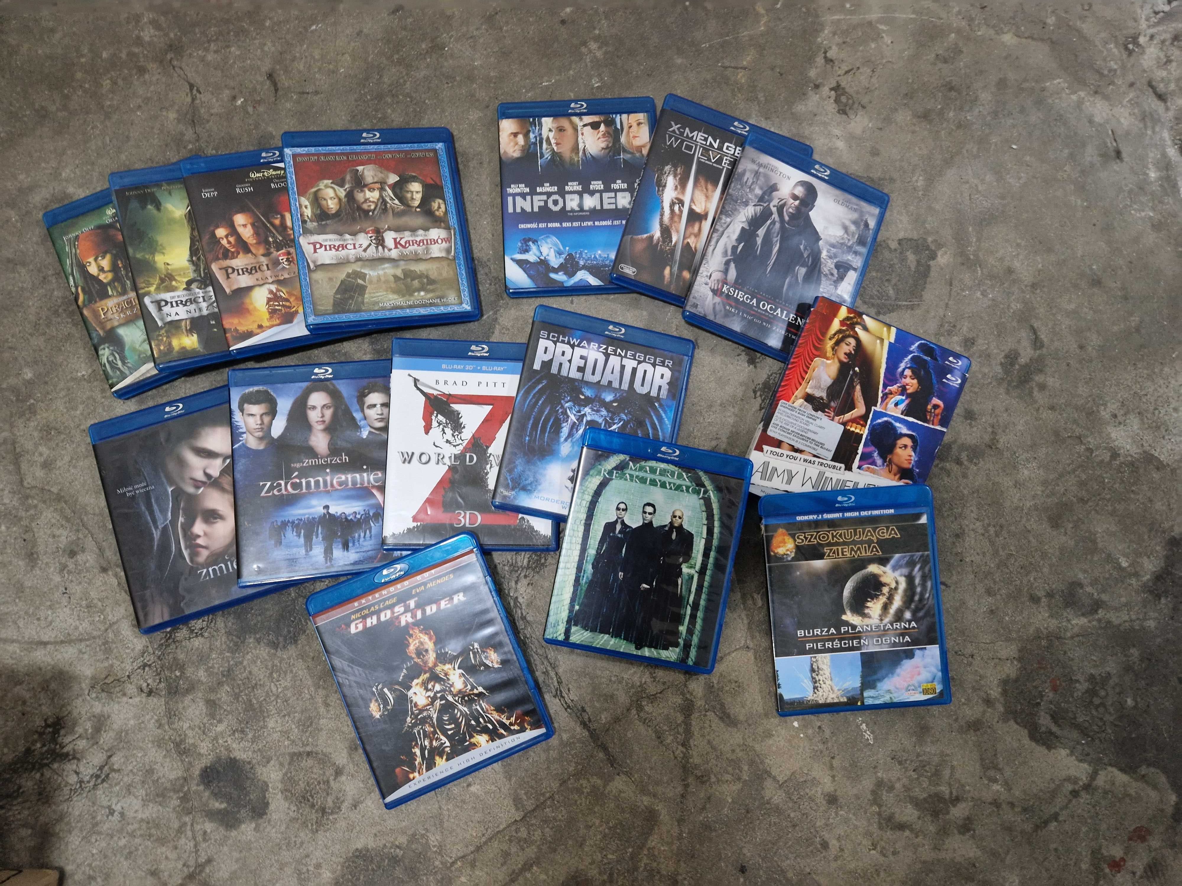 Blue ray filmy Piraci,Zmierzch itp