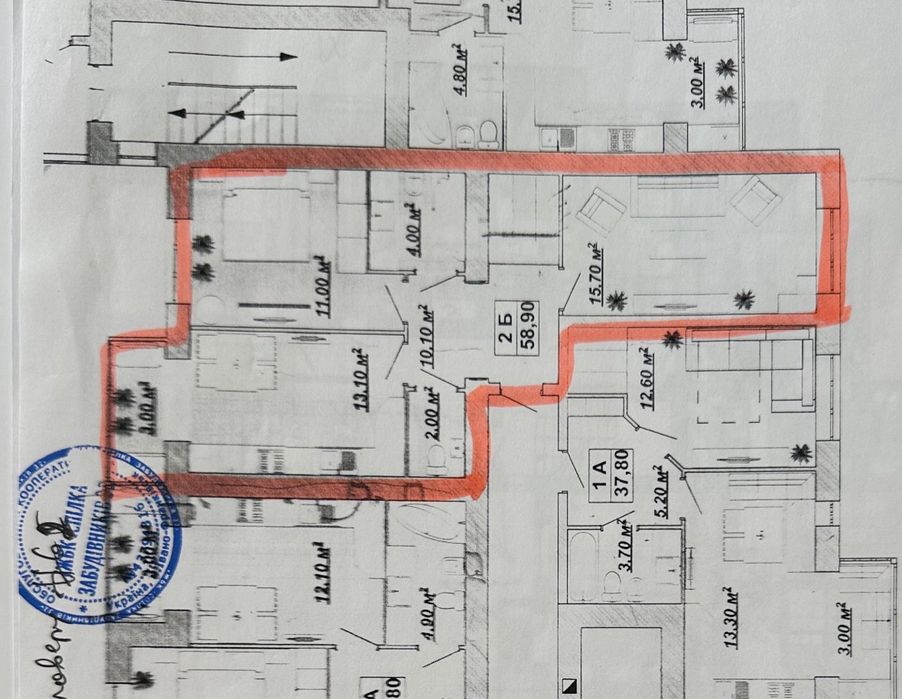 Продаж двокімнатної квартири в ЖК Княгинин