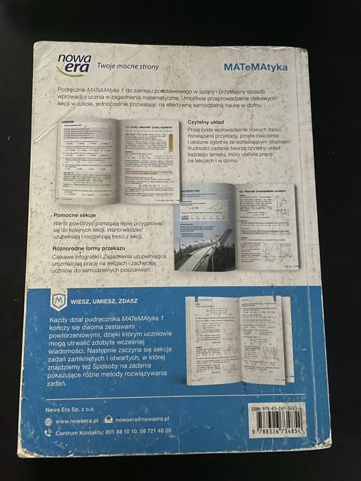Podrecznik Matematyka 1