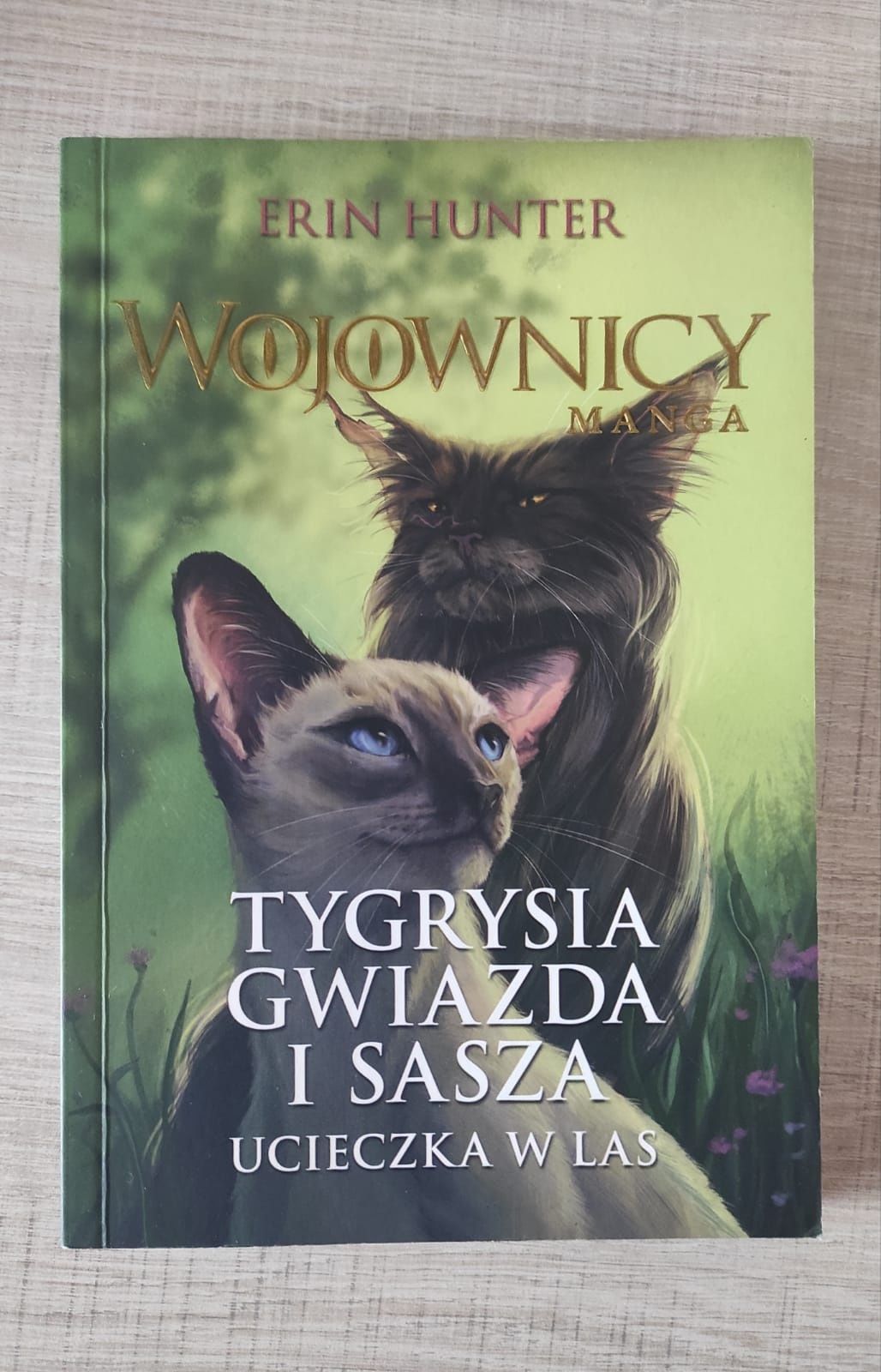 Wojownicy Manga "Tygrysia gwiazda i Sasza" Erin Hunter