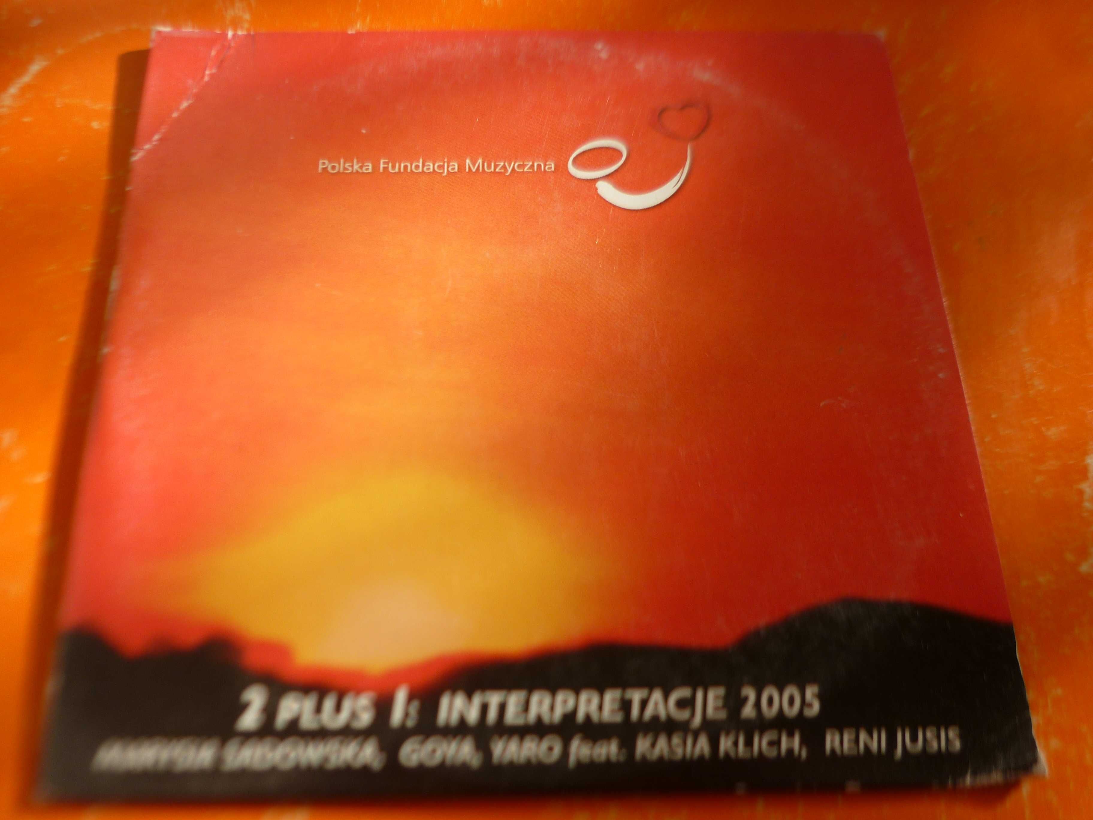 Płyta CD "2 Plus 1: Interpretacje 2005" Sadowska Goya Yaro Reni Jusis