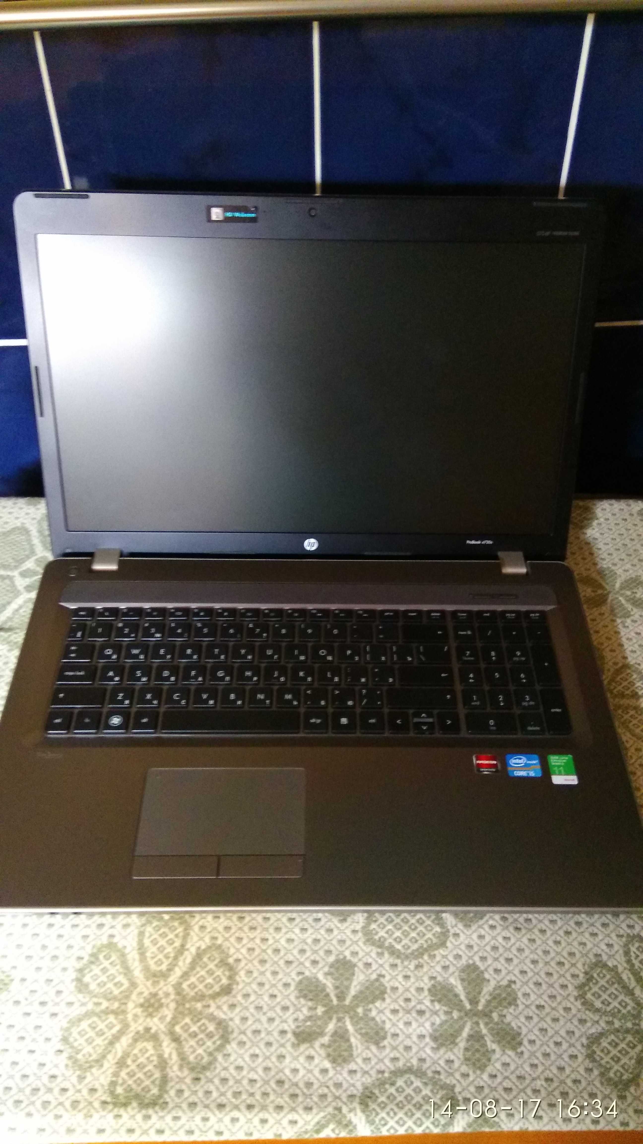 Ноутбук "HP" ProBook 4730s (б/у) + фирменная сумка (новая)