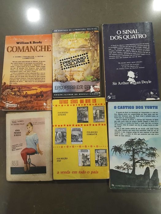 Vários livros de Ação e Aventura