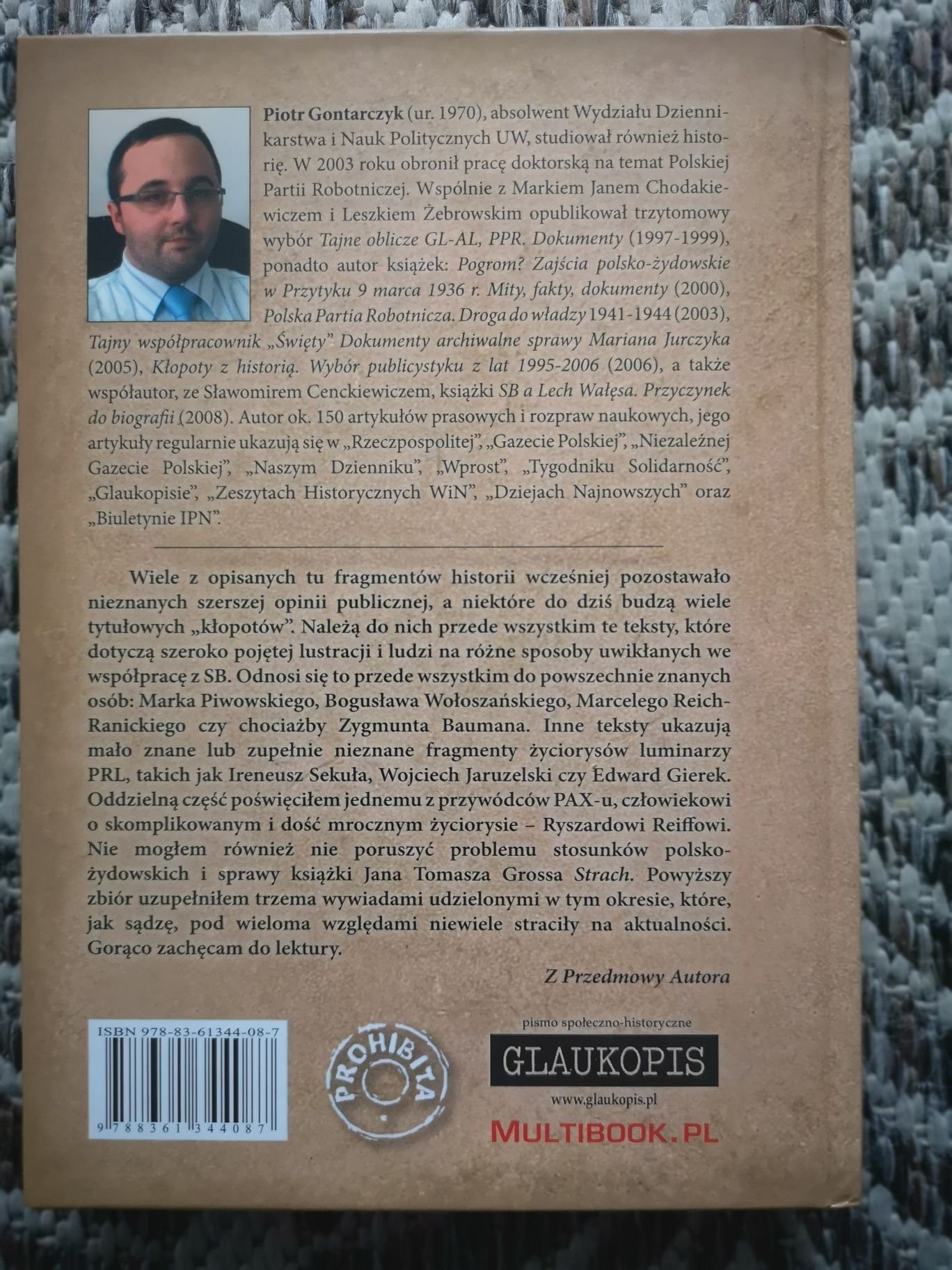 Piotr Gontarczyk Nowe kłopoty z historią autograf