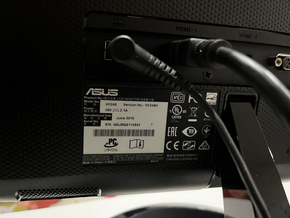 Monitores Asus VX248H