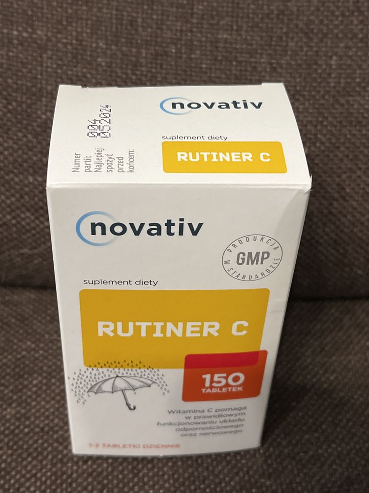 Tabletki Rutiner C Novativ 150 tabletek suplement diety