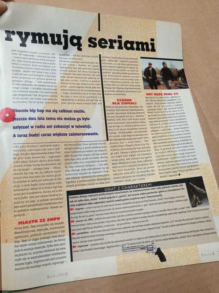 Gazeta muzyczna / czasopismo XL magazyn muzyczny maj 2000 r. Nr 5 (51)