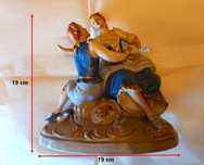 Figura em porcelana Royal Dux Bohemia