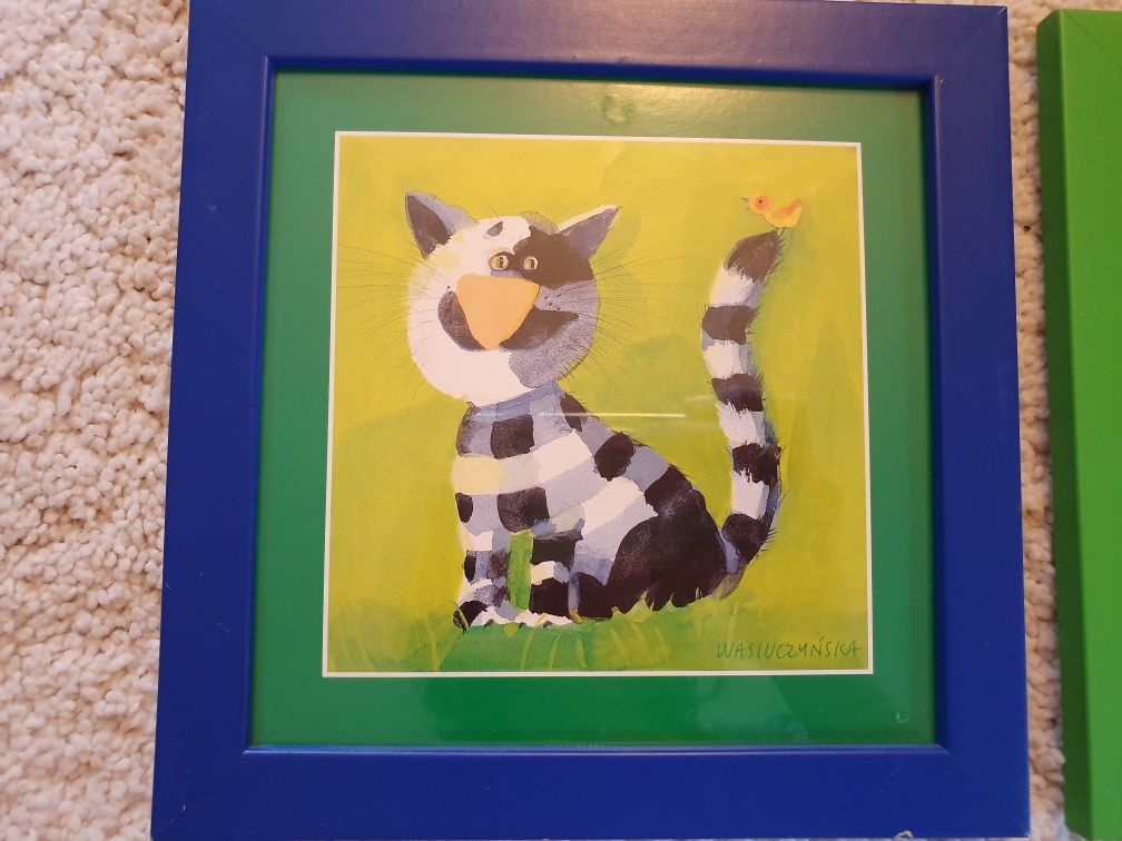 Obrazki dla dzieci obrazek ramka kot owca ICAR