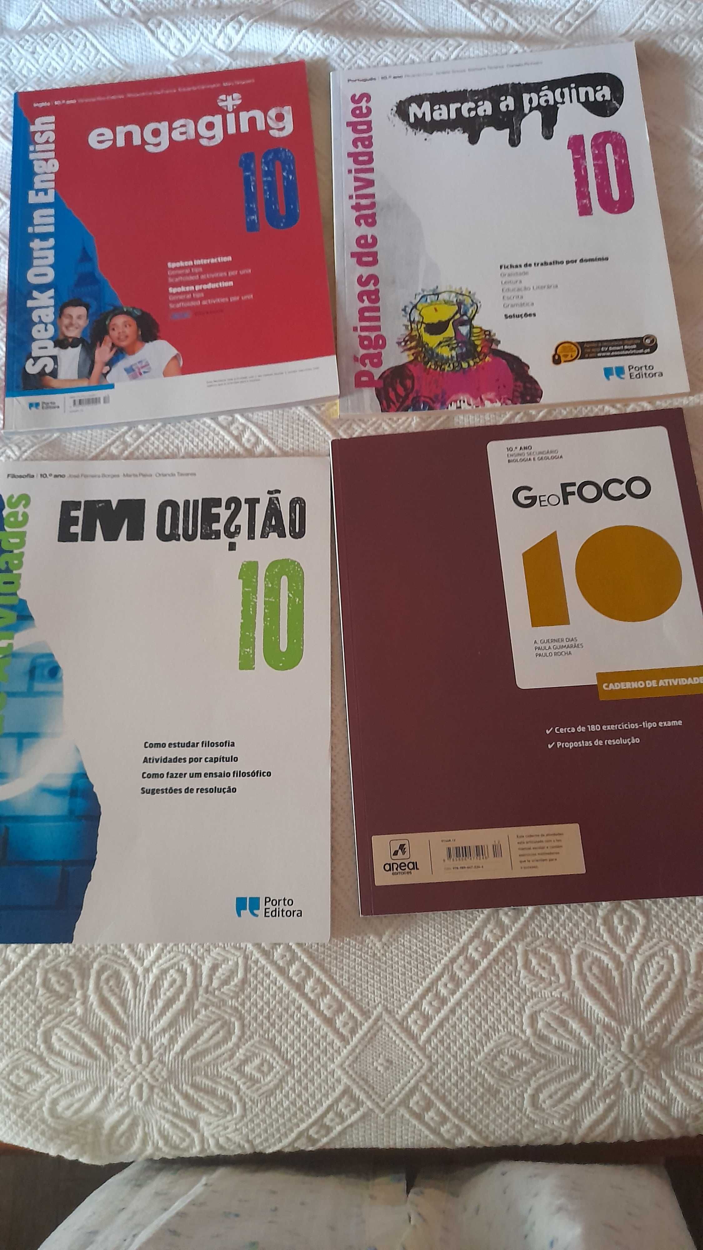 Cadernos de atividades 10 ano