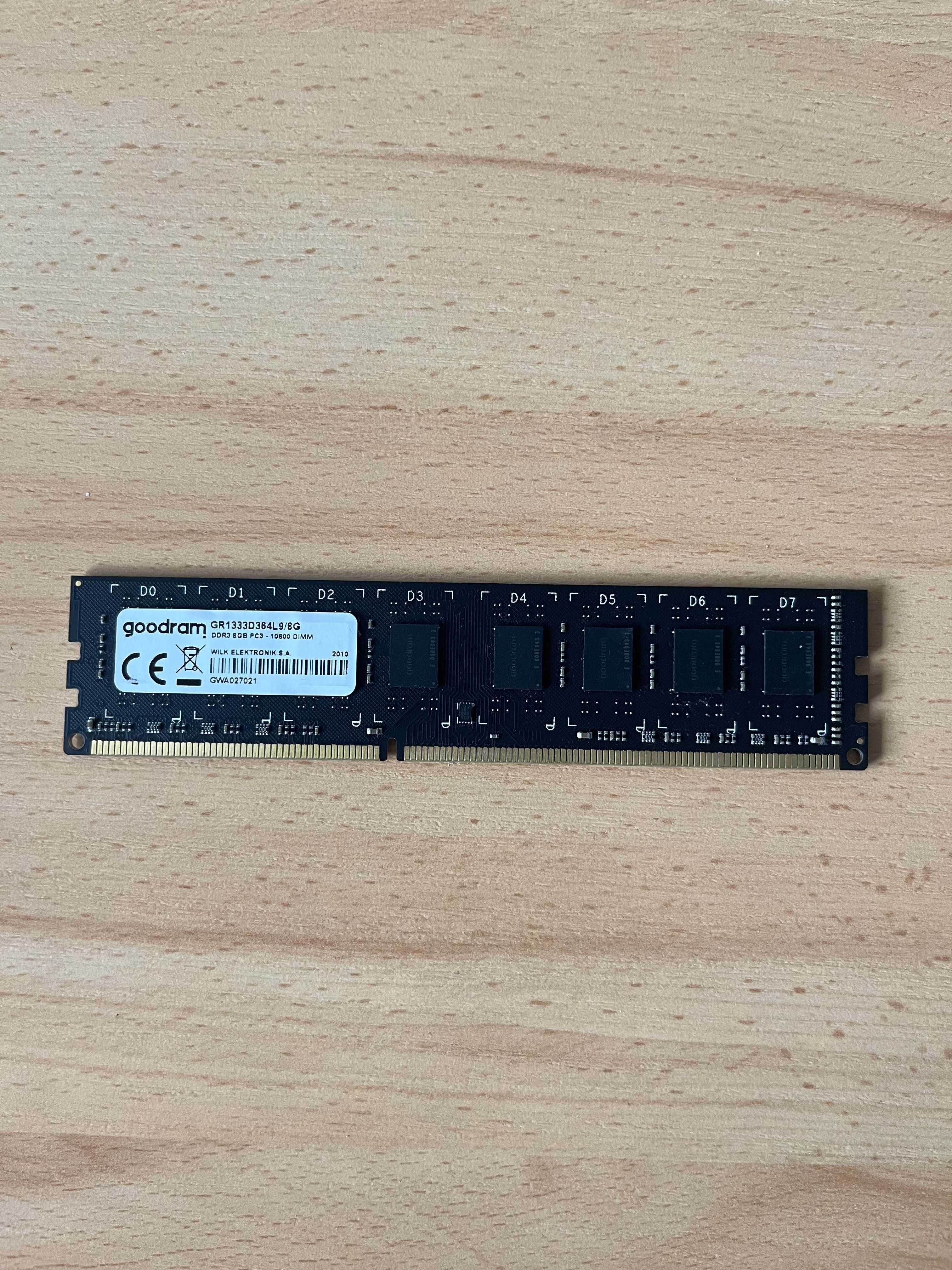 Pamięć RAM GOODRAM DDR3 8gb 1333MHz CL9 DIMM
