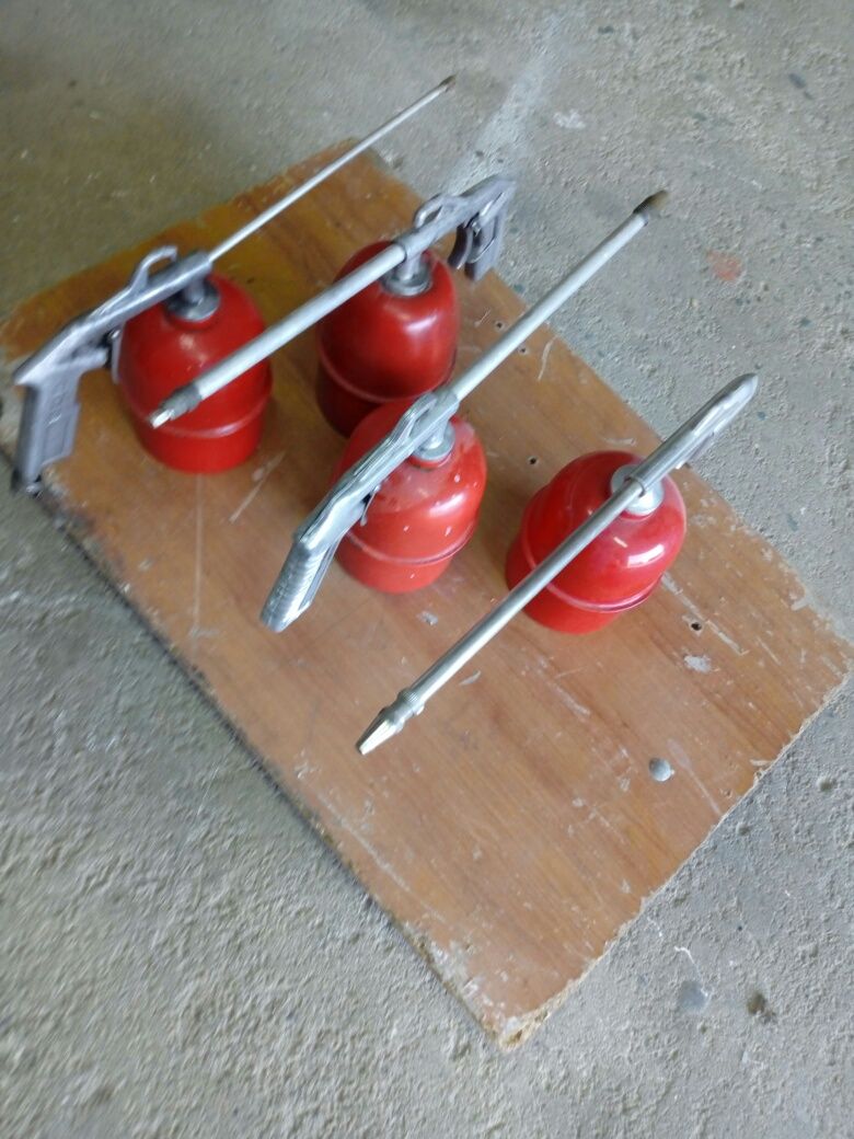 Lote de quatro pistolas de ar comprimido