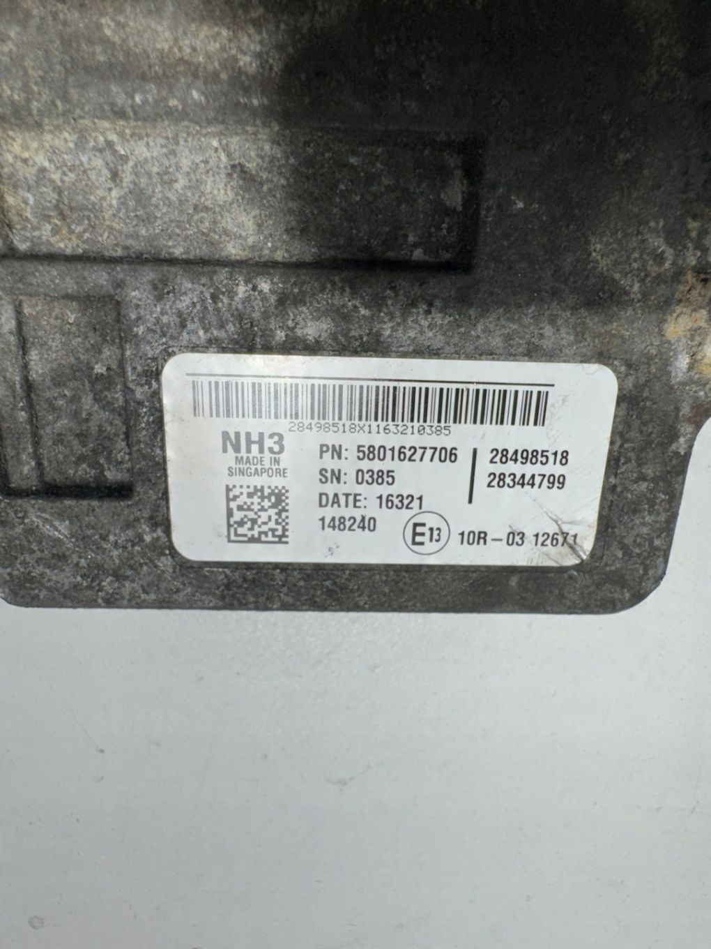 MODUŁ STEROWNIK CZUJNIK NOX IVECO STRALIS HI-WAY 5801627706