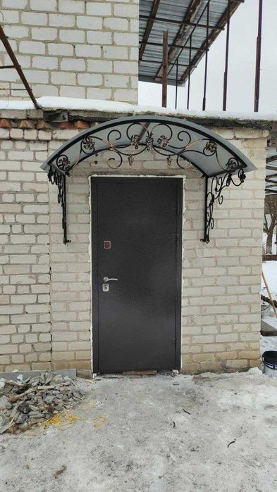 Козырек, дашок кований, навес над входом