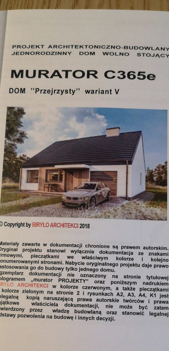 Projekt domu Murator C365e Przejrzysty - wariant V