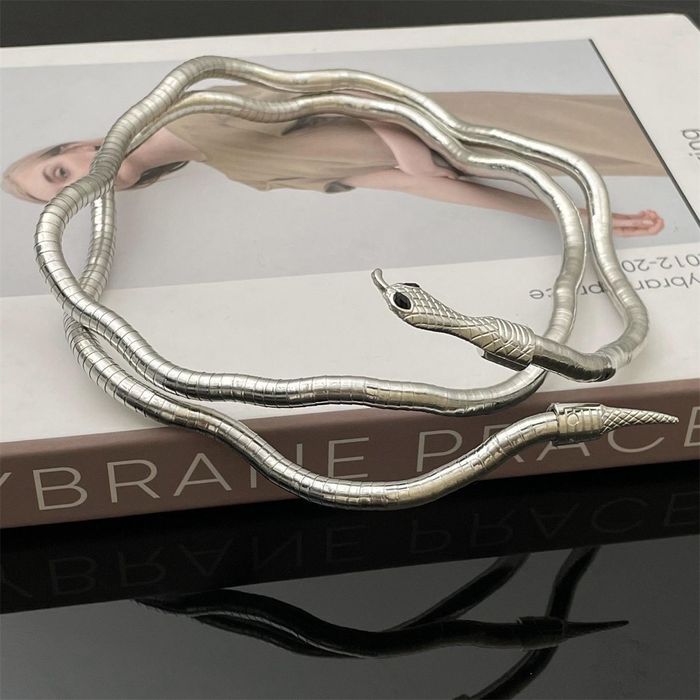 Новинка! Прикраса Змія трансформер на шию, руку або волосся