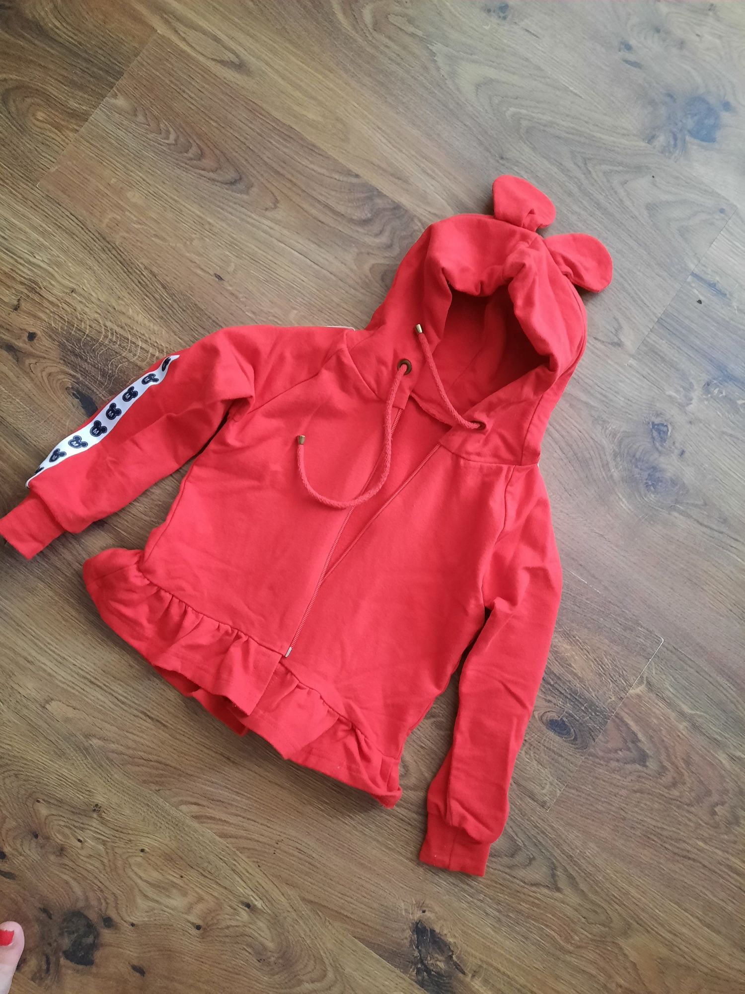 Bluza myszka Miki 98 czerwona