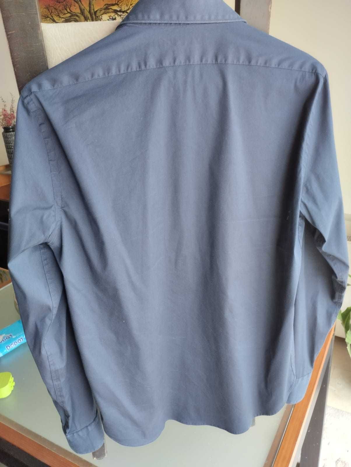 Camiza Zara azul marinho