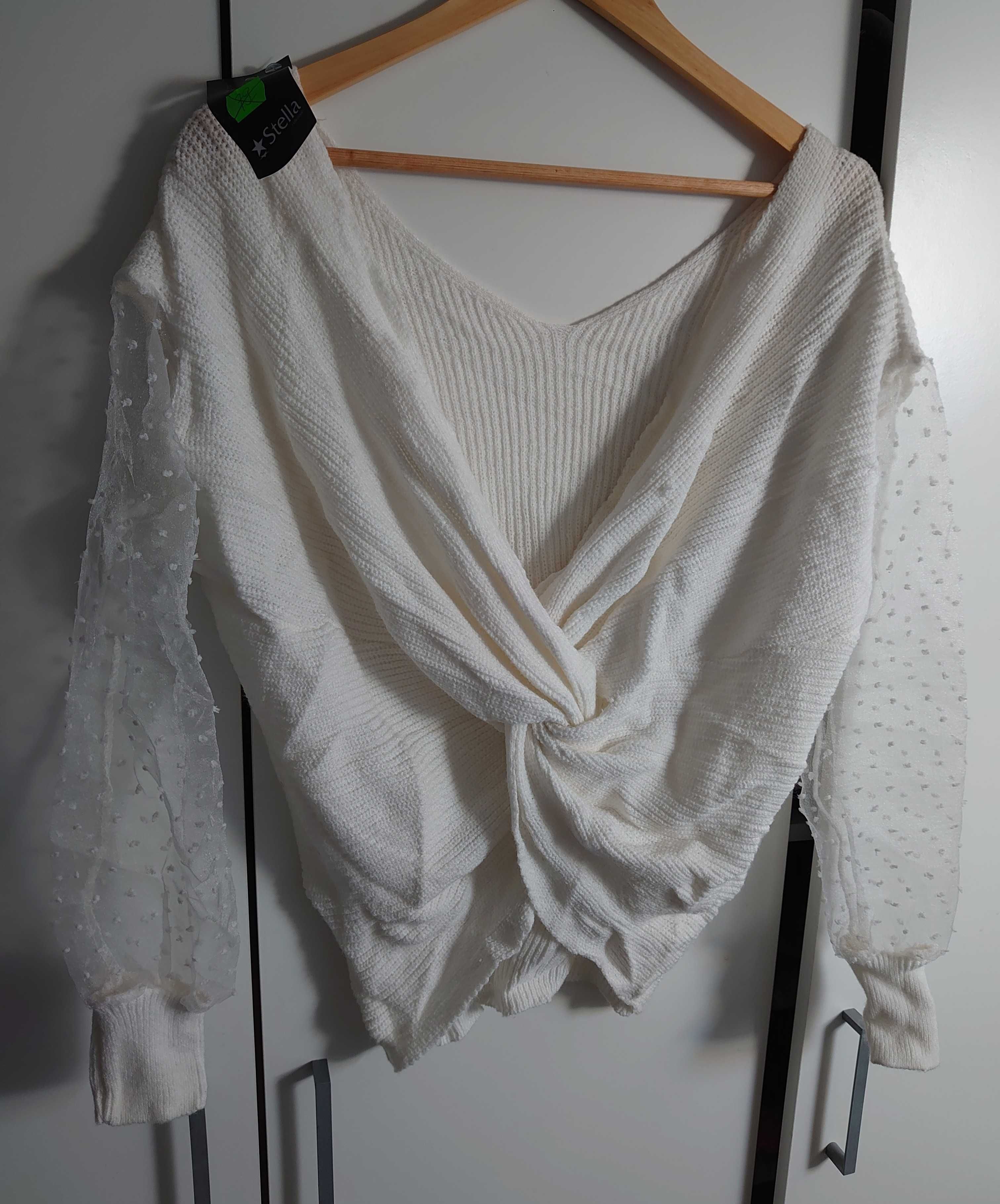 Sweter Tiul Kropki Przeplatany Stella Collezione Uni