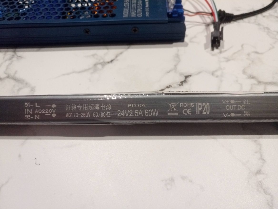 Led Блок живлення 24v 60w 2.5a, блок питания, power supply