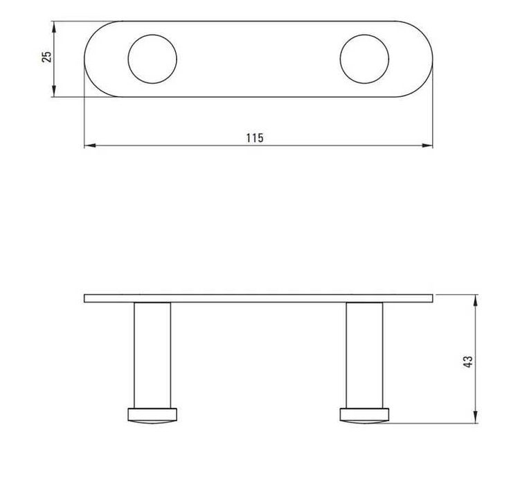 Haczyk łazienkowy na ręcznik, deante