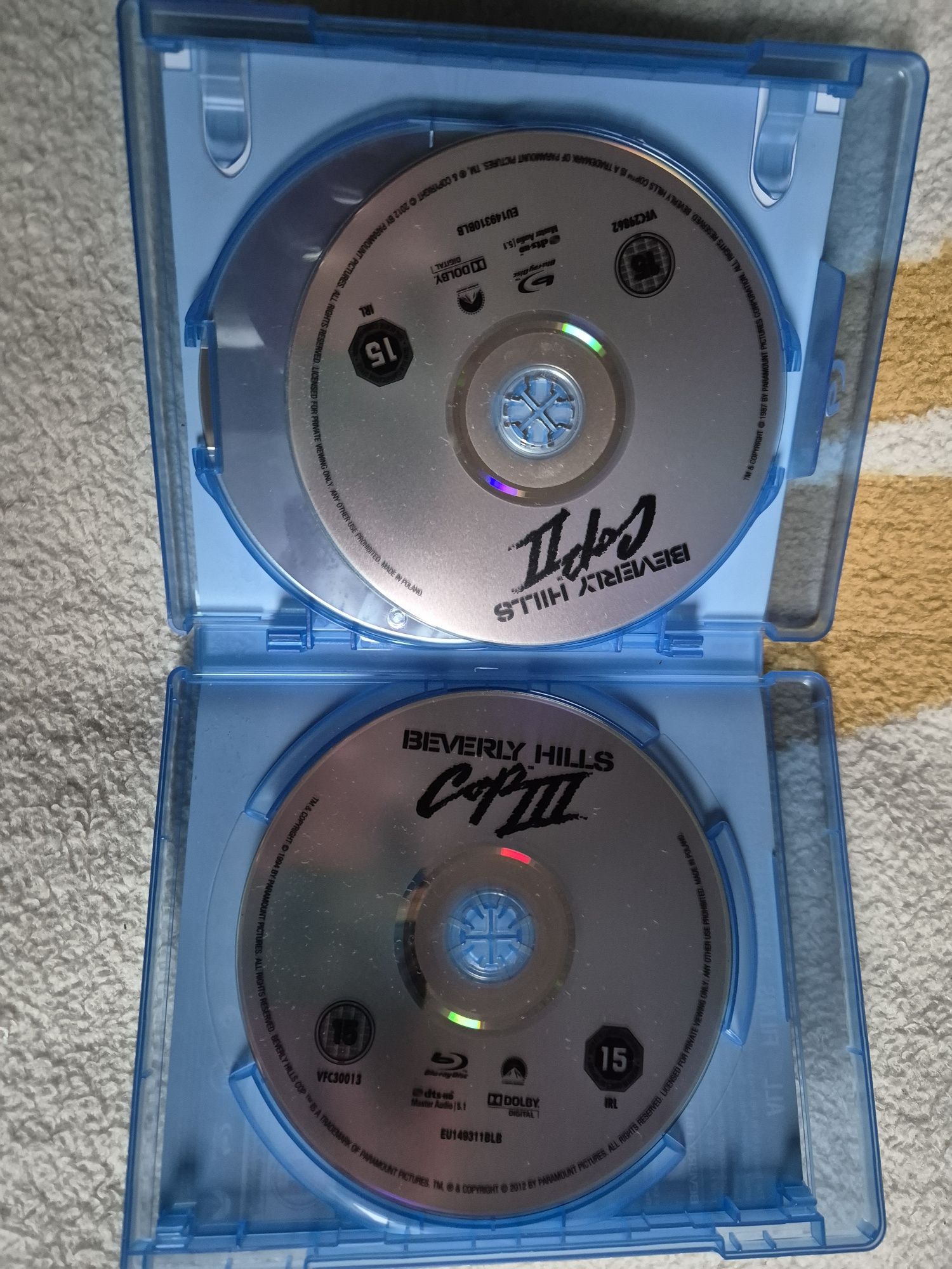 Beverly Hills Cop Eddie Murphy Trylogia blu ray