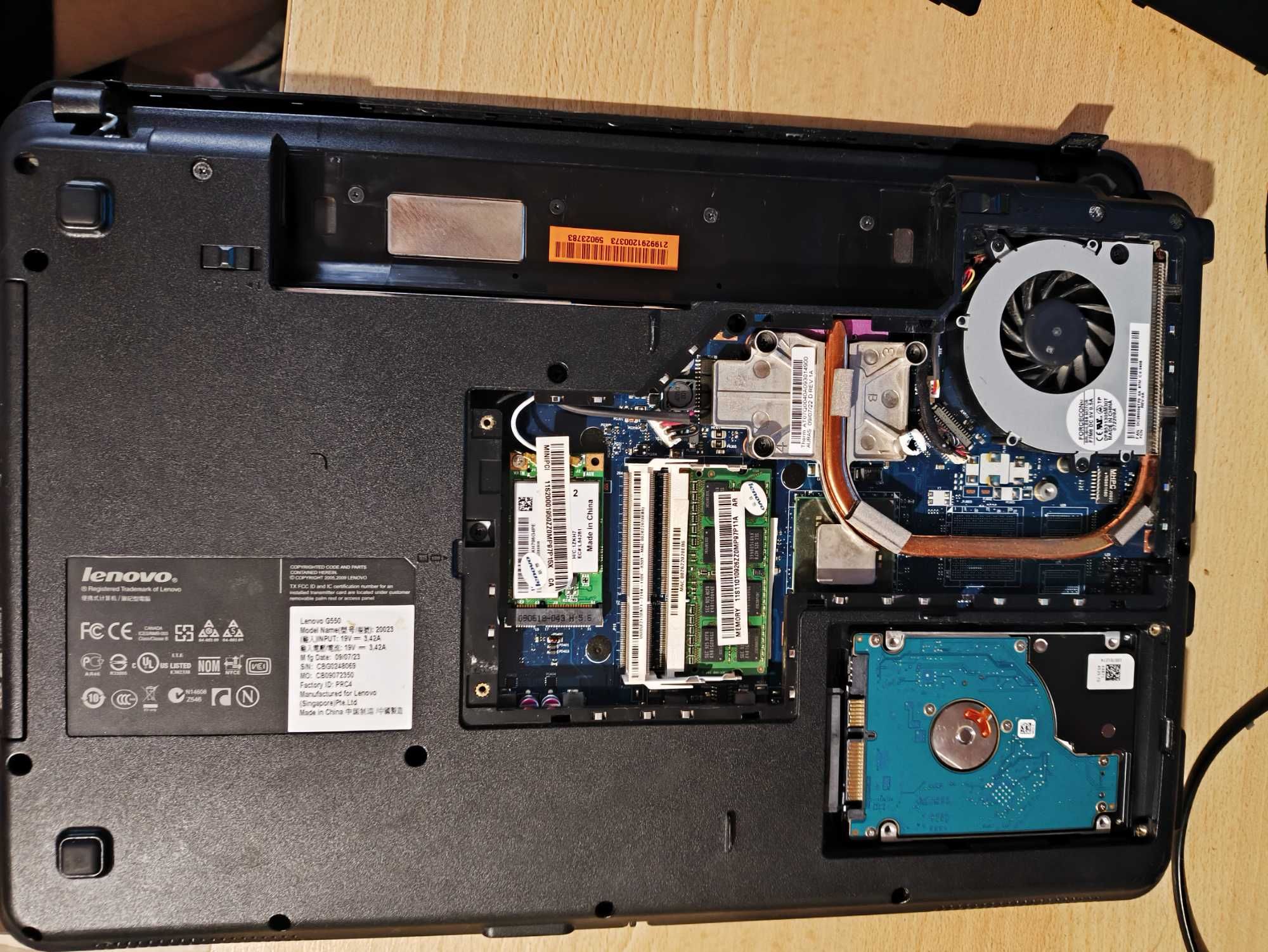 Разбор lenovo g550 20023