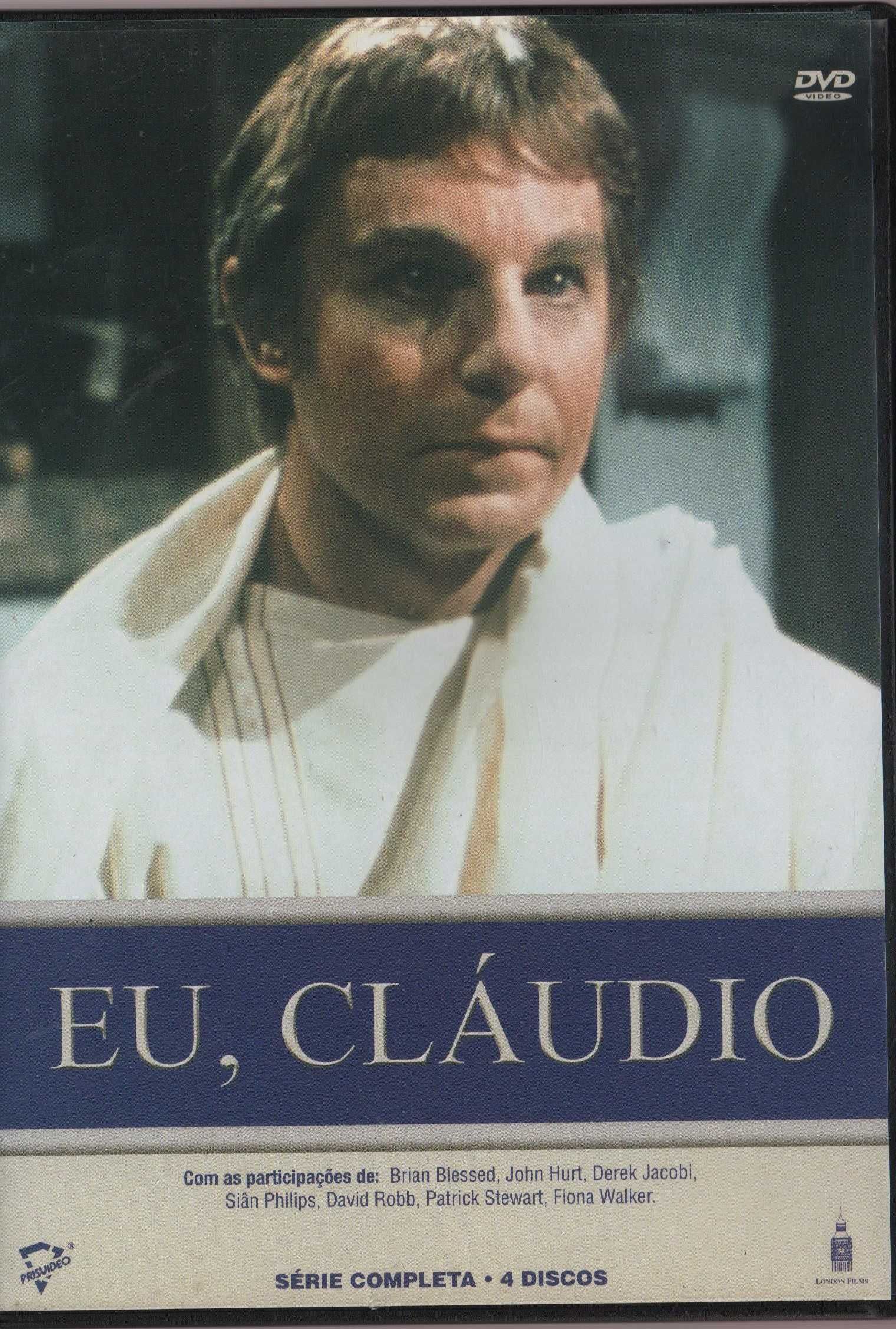 Dvd Eu, Cláudio - série completa - drama histórico - 4 dvd's - extras