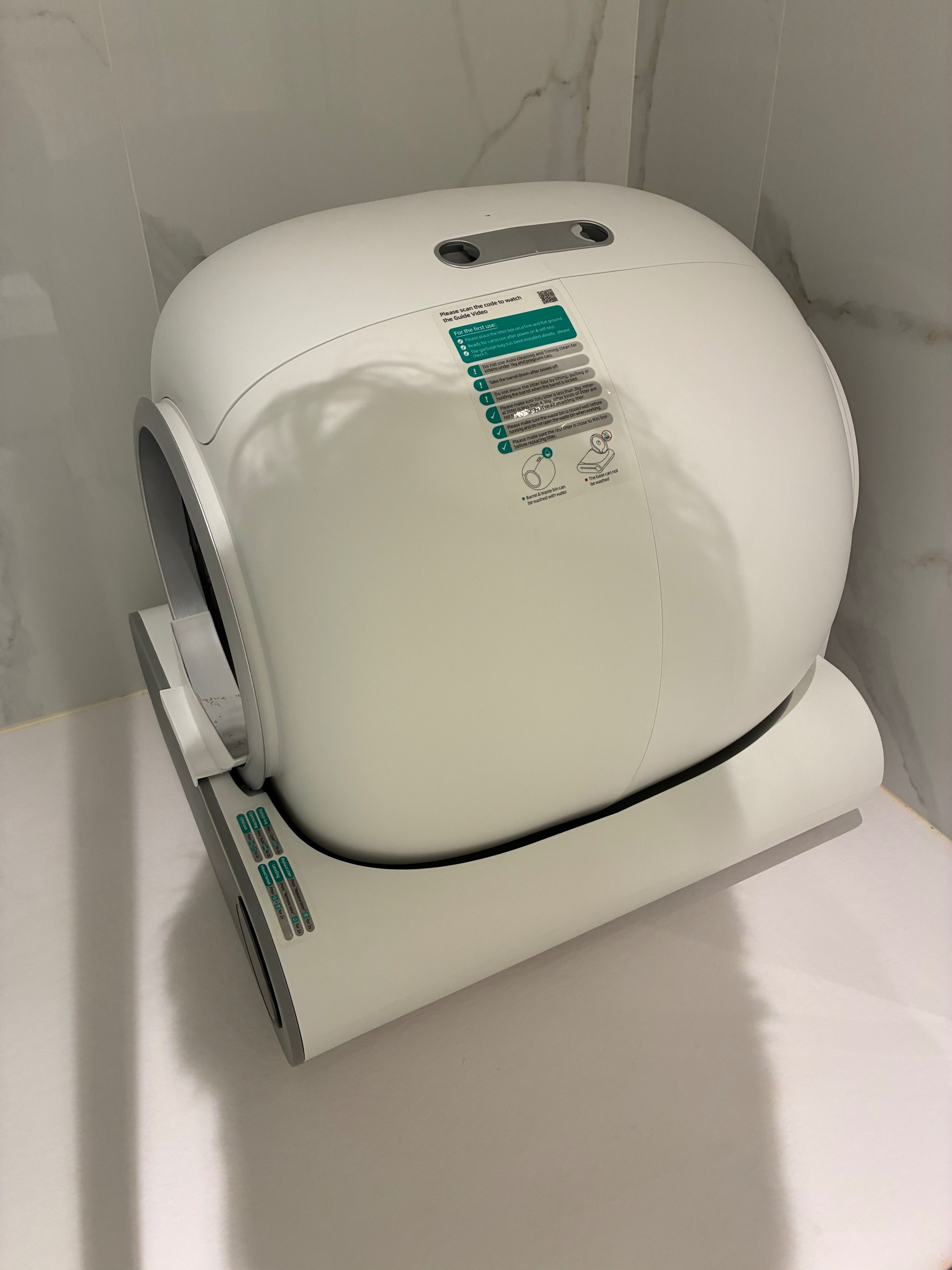 Caixa de Areia Automática com IA para Gatos
