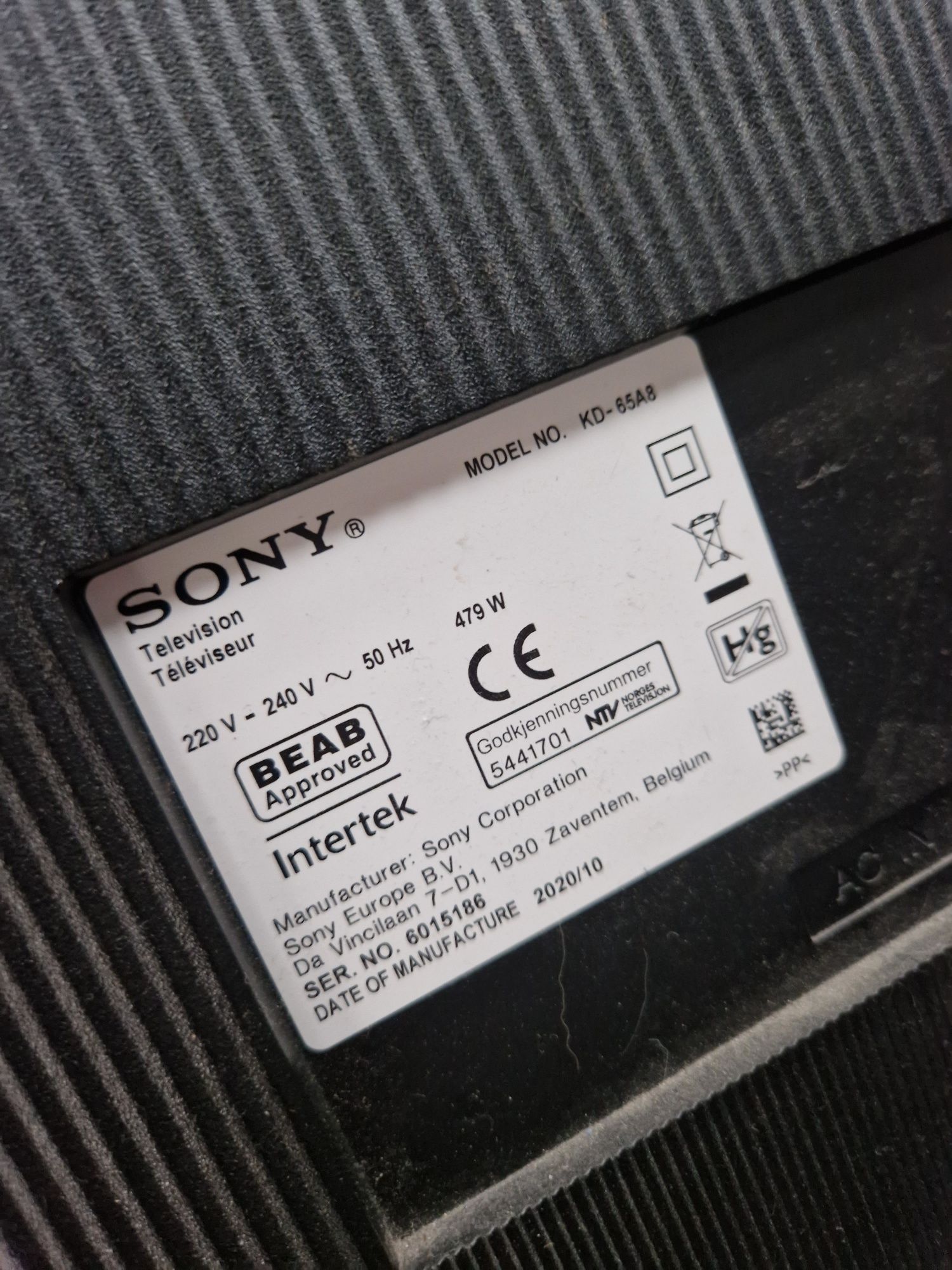 Telewizor Sony Bravia kd65a8
