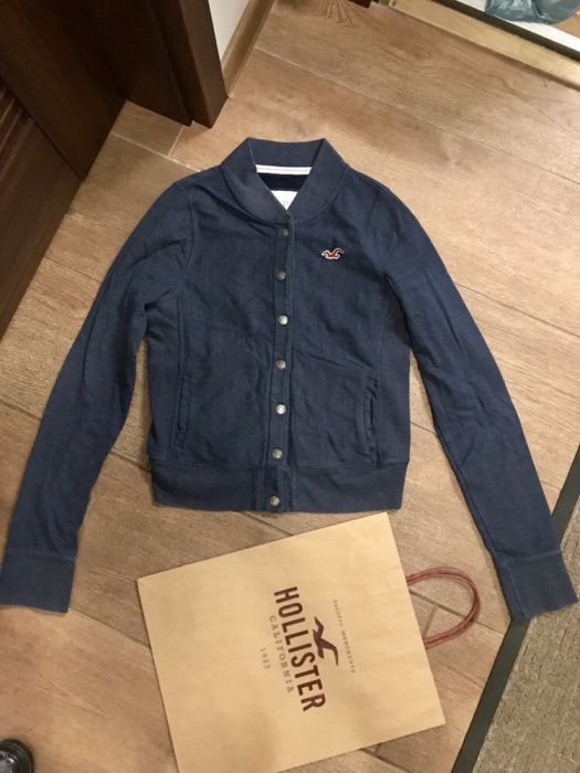 Hollister kurtka bluza bejsbolówka