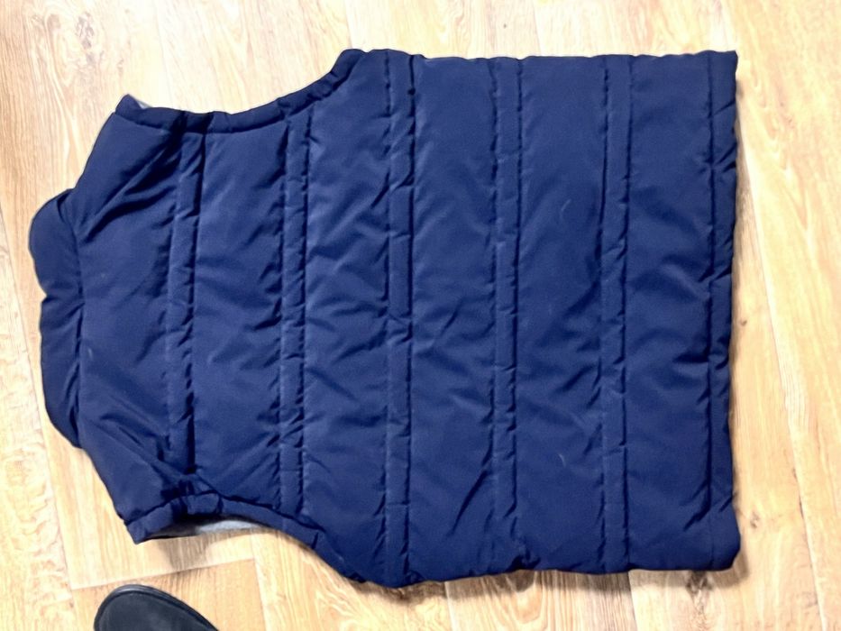 Жилетка темно синя двох стороння