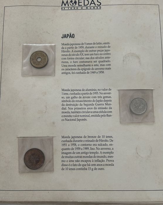 Moedas e Notas de todo o Mundo