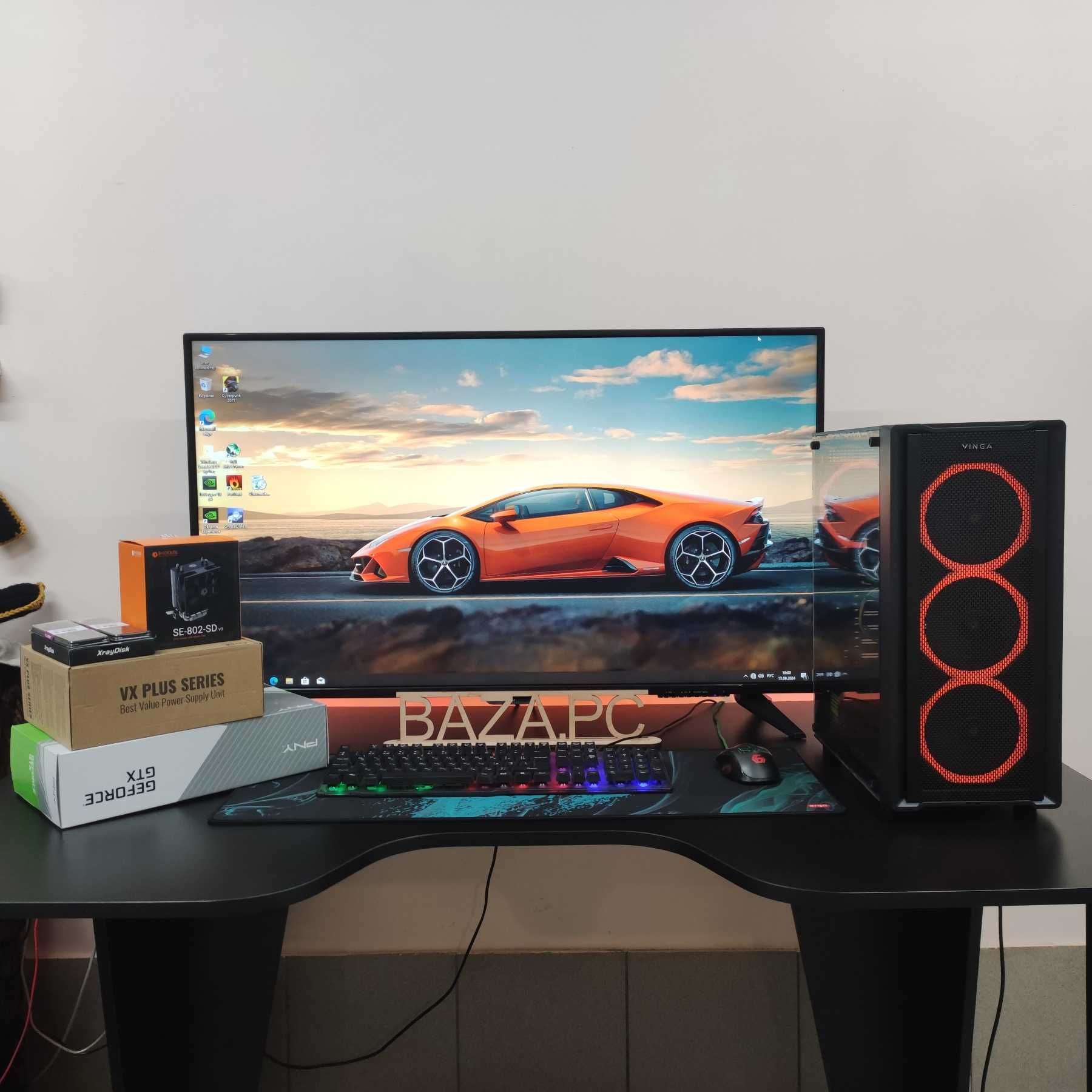 Компютер Intel Core i7 6700K, 32GB DDR4, GTX 1660 ti 6GB, SSD 480GB