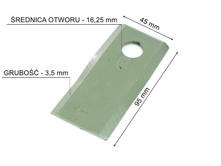 nóż kosiarki prawy kuhn 274097