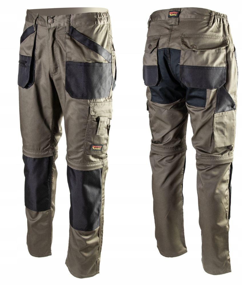 Spodnie Robocze Brixton Practical Khaki R. 50 Długie / Krótkie