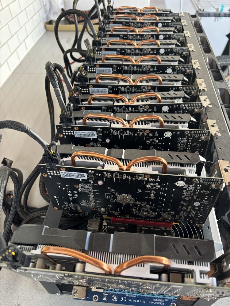 Mining Rig 6x 8GB RX580