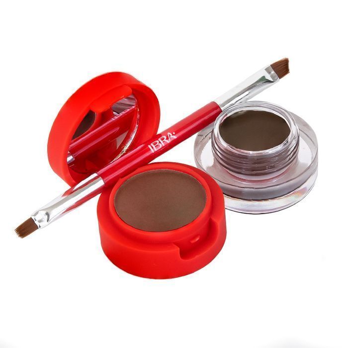 Ibra Eyebrow Pomade & Powder pomada i cień do brwi Dark Chocolate