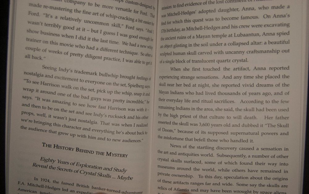 Indiana Jones e o Reino da Caveira de Cristal - Press Kit