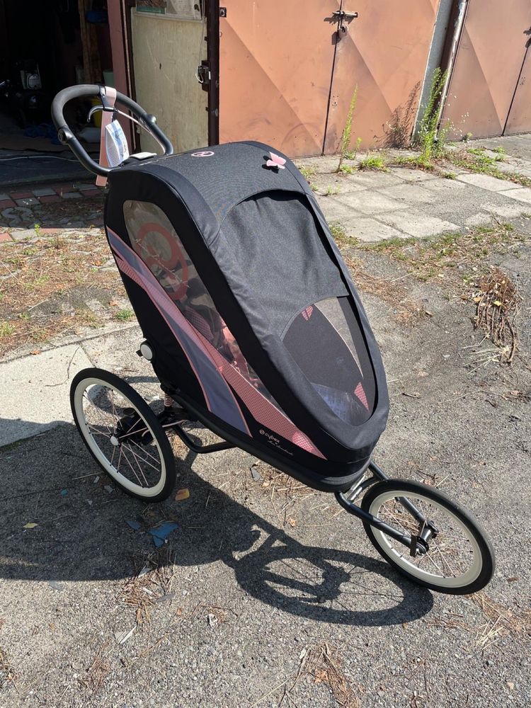 Wózek Cybex Zeno by Anna Lewandowska do biegania, przyczepka rowerowa